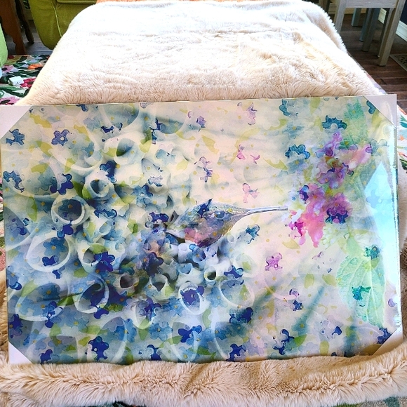 Parvez Taj hummingbird canvas - Picture 1 of 8